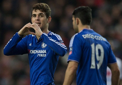 Oscar ghi 3 ban, Chelsea vao vong 5 cup FA hinh anh