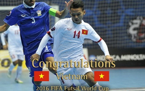 FIFA chuc mung DT futsal Viet Nam gianh ve World Cup hinh anh