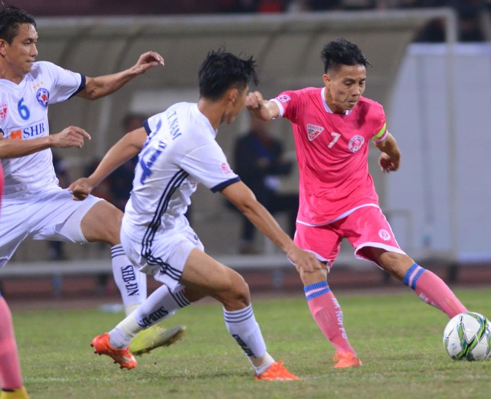 Tran Dong Thap gap HAGL se hap dan. anh 1