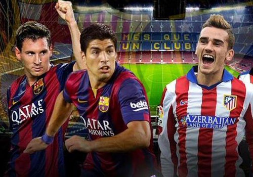 Barcelona cham tran Atletico, Real gap Wolfsburg hinh anh