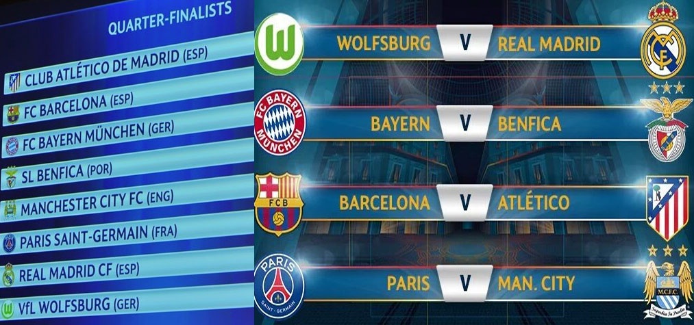 Barcelona gặp Atletico ở tứ kết Champions League. ảnh 1 Barcelona gap Atletico o tu ket Champions League. anh 1