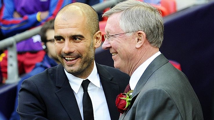 Pep Guardiola được so sánh với Sir Alex ảnh 1 Pep Guardiola duoc so sanh voi Sir Alex anh 1