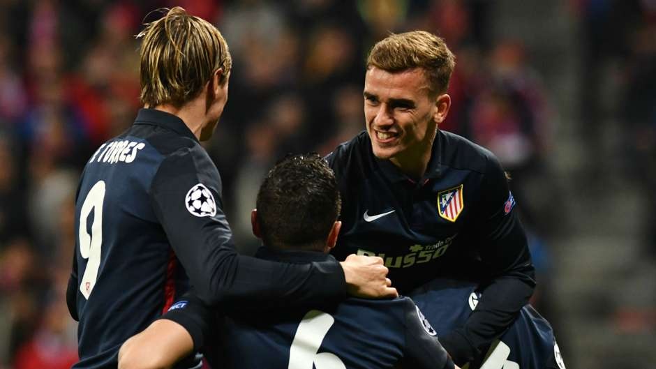 Atletico Madrid ăn mừng chiến thắng trước Bayern ảnh 1 Atletico Madrid an mung chien thang truoc Bayern anh 1