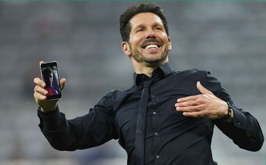 Atletico Madrid ăn mừng chiến thắng trước Bayern ảnh 10 Atletico Madrid an mung chien thang truoc Bayern anh 10