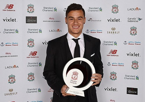 Coutinho gianh 4 giai thuong o Liverpool hinh anh