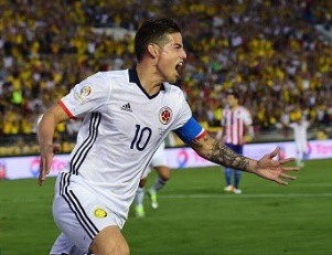 Colombia vs Paraguay (2-1): James Rodriguez toa sang ruc ro hinh anh