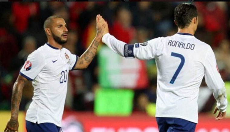 Ronaldo va Quaresma o Euro 2016 anh 4