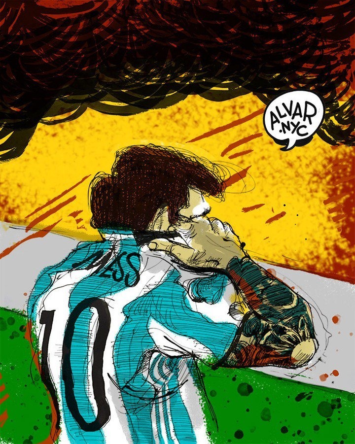 Anh che keu goi Messi dung giai nghe anh 7