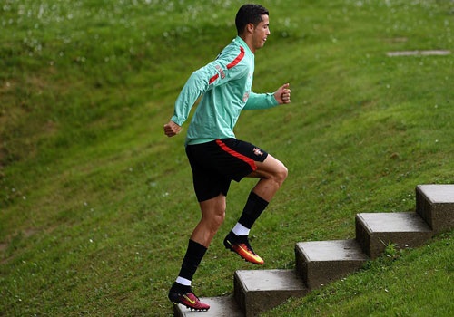 Ronaldo chay leo doc ren the luc truoc ban ket Euro 2016 hinh anh