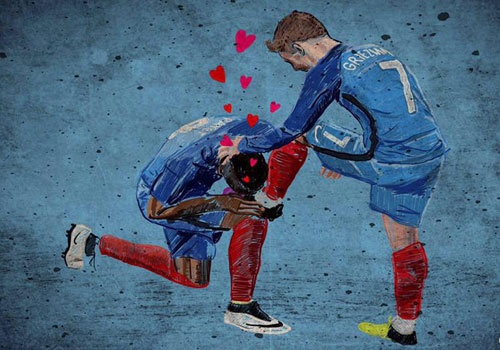 Do hoa ban thang cua Griezmann truoc chung ket Euro 2016 hinh anh