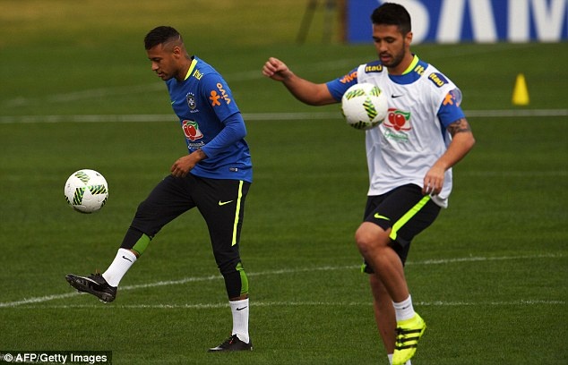 Neymar tap luyen truoc Olympics 2016 anh 2