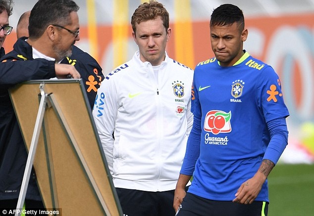 Neymar tap luyen truoc Olympics 2016 anh 4