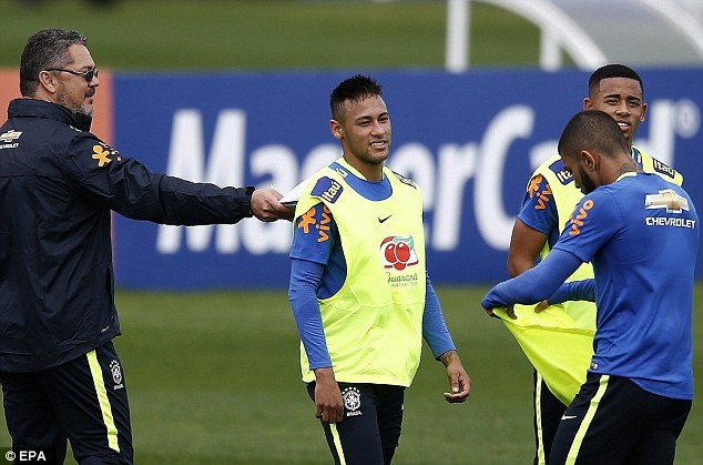 Neymar tap luyen truoc Olympics 2016 anh 5