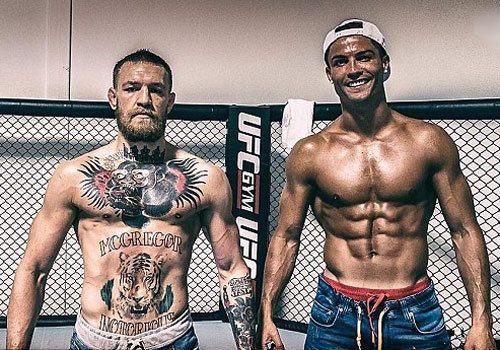 Ronaldo tap luyen cung ‘ga dien’ lang UFC hinh anh