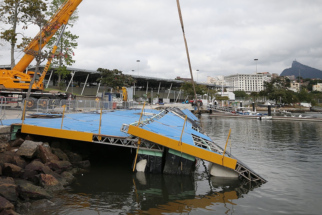 Công trình phục vụ Olympics 2016 bị hỏng ảnh 2 Cong trinh phuc vu Olympics 2016 bi hong anh 2