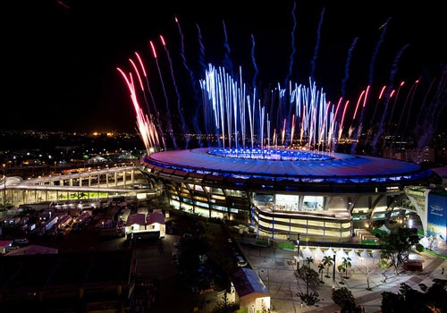 Thanh pho to chuc Olympics 2016 lung linh trong dem hinh anh