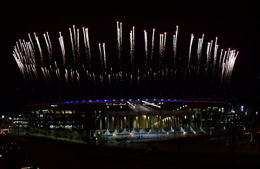 Pháo hoa trước lễ khai mạc Olympics 2016 ảnh 6 Phao hoa truoc le khai mac Olympics 2016 anh 6