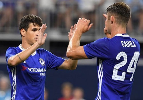 Chelsea vs AC Milan (3-1): Oscar lap cu dup ban thang hinh anh