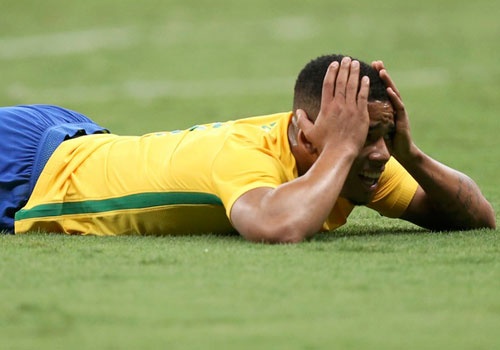 Neymar gay that vong, Olympic Brazil chua co ban thang hinh anh
