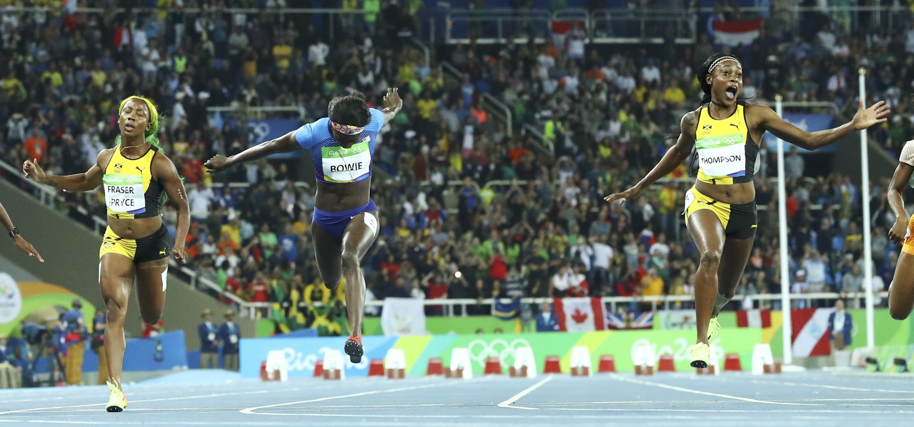 Elaine Thompson gianh HCV Olympic 100 m nu anh 4