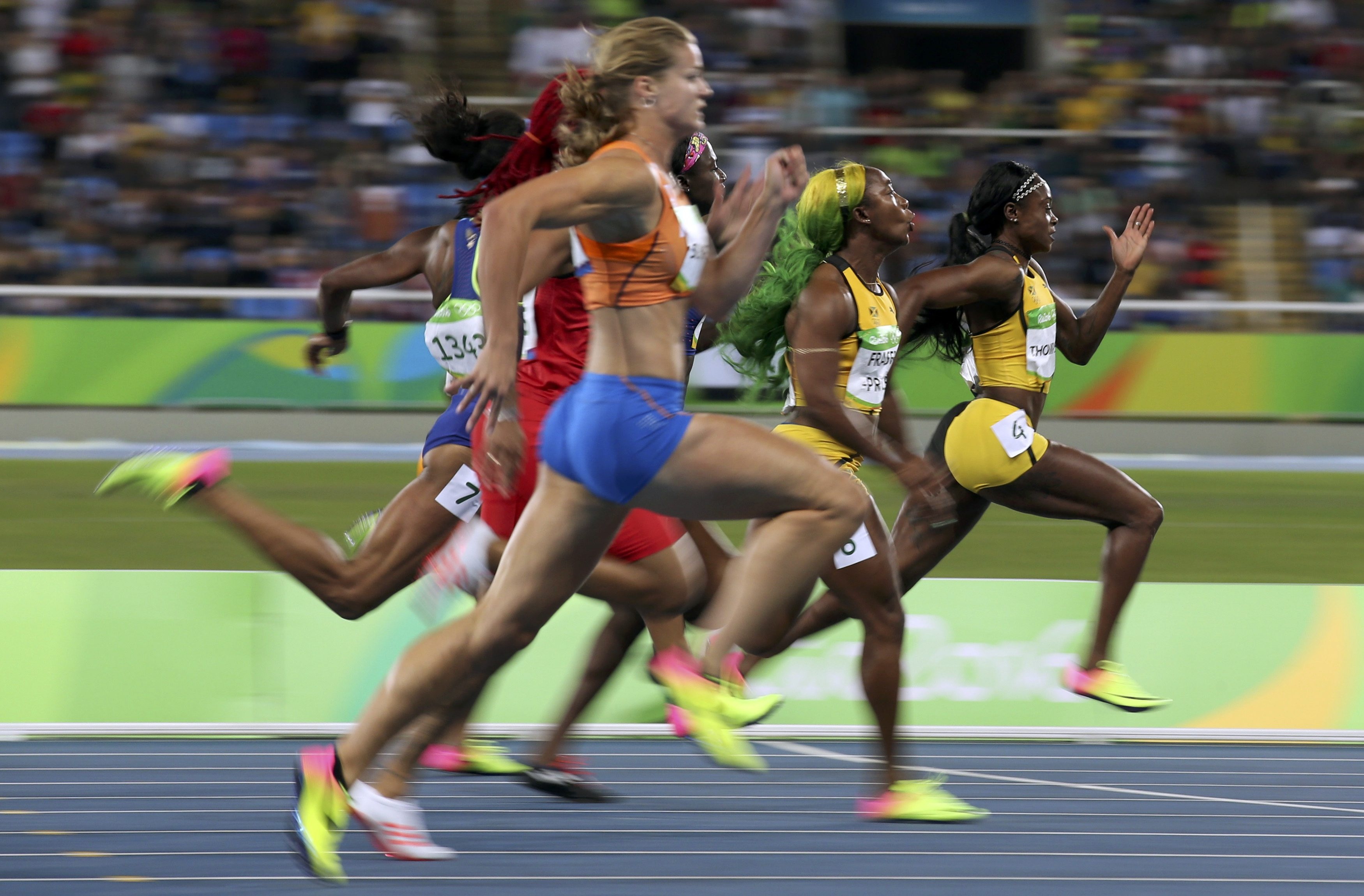 Elaine Thompson gianh HCV Olympic 100 m nu anh 1