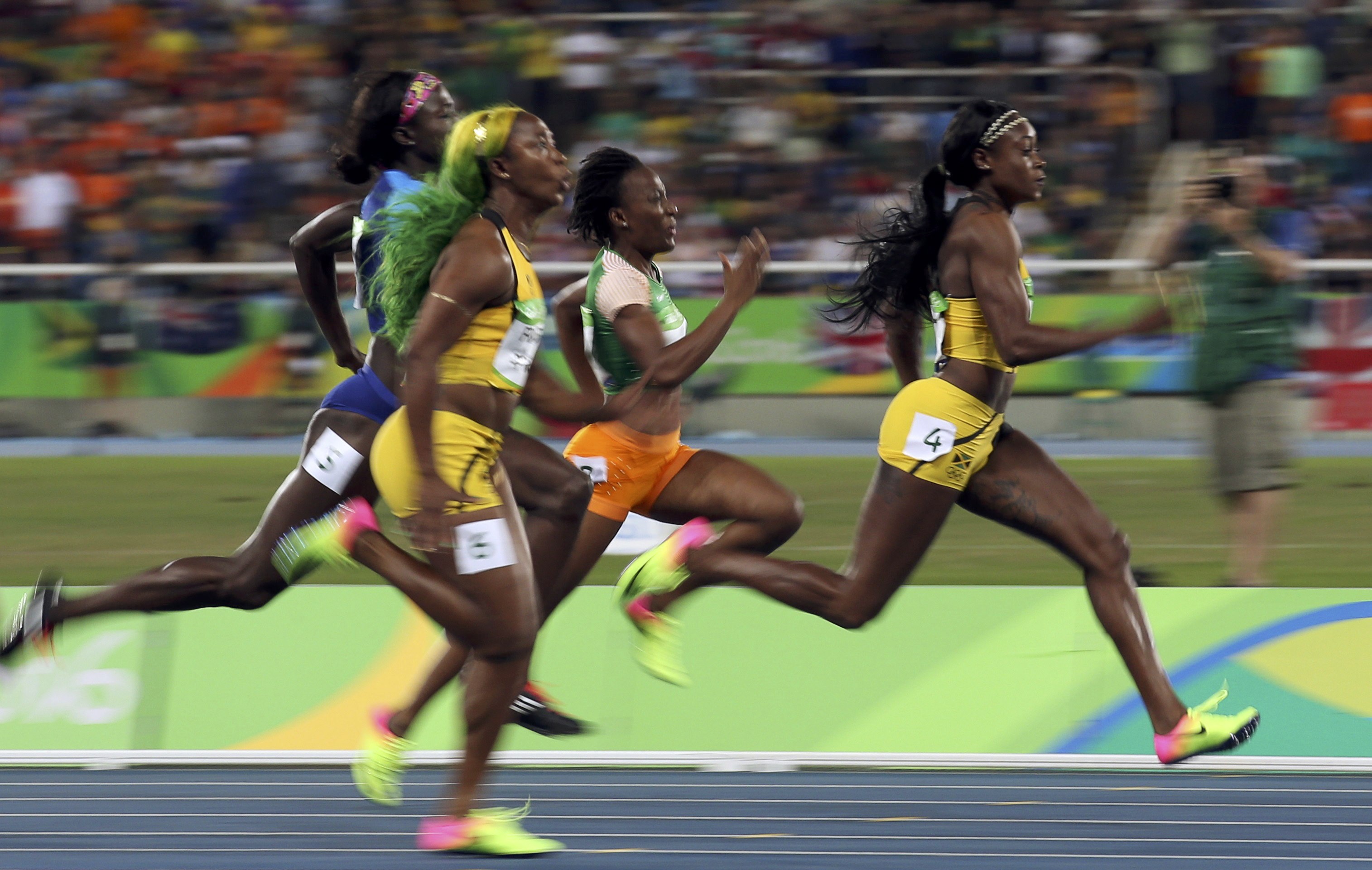 Elaine Thompson gianh HCV Olympic 100 m nu anh 2