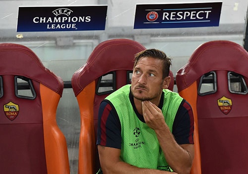 Totti vo mong thi dau o Champions League mua nay hinh anh
