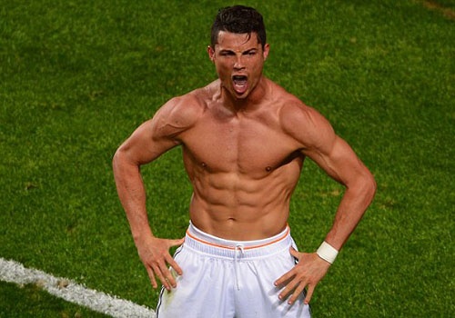 Bai tap co bung cua Ronaldo khien fan thich thu hinh anh