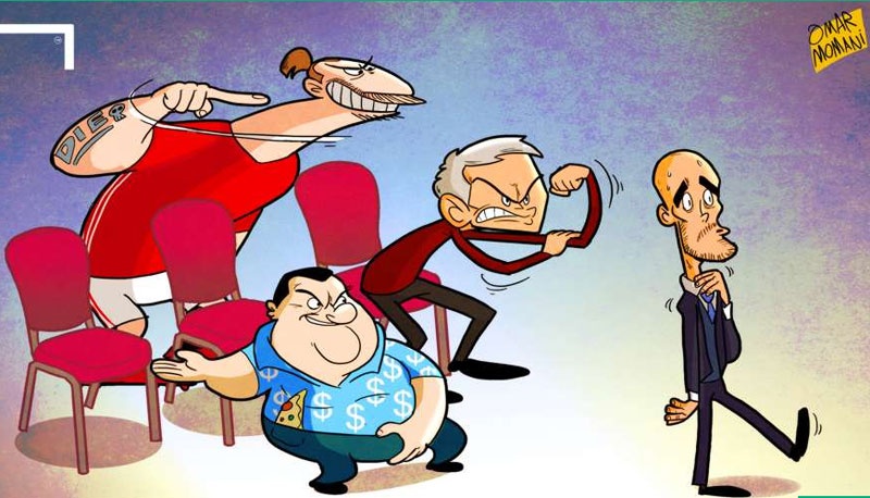 Hi hoa Mourinho dam vo mat Arsene Wenger anh 4