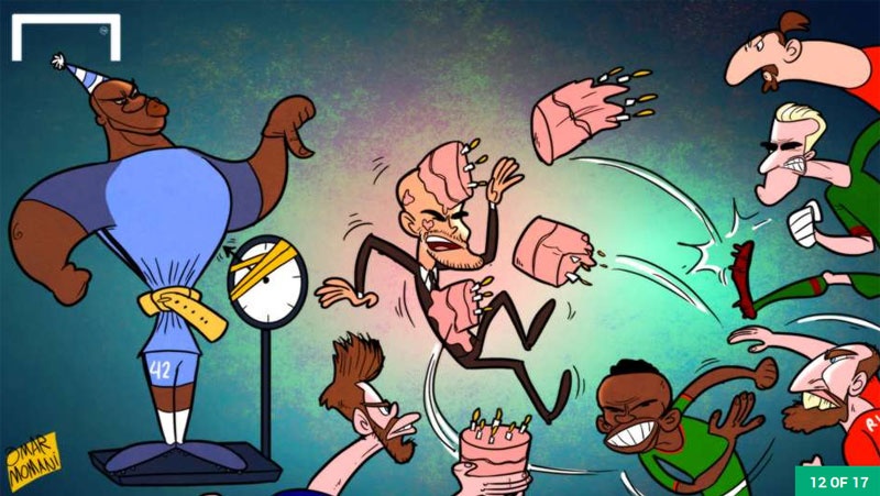 Hi hoa Mourinho dam vo mat Arsene Wenger anh 3