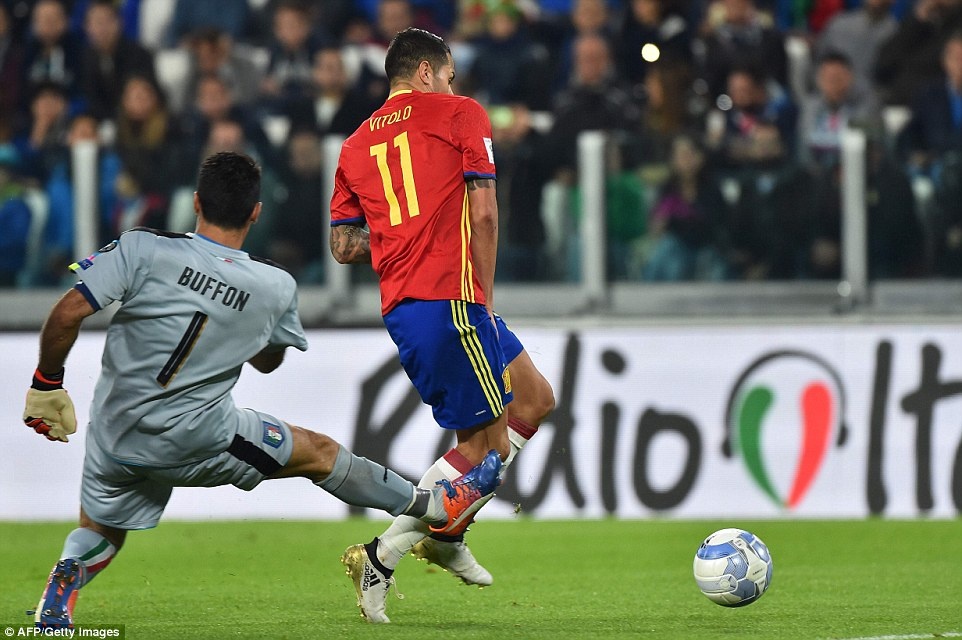 Highlights DT Italy 1-1 DT Tay Ban Nha hinh anh