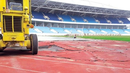 VFF phát sốt vì sân Mỹ Đình ảnh 1 VFF phat sot vi san My Dinh anh 1