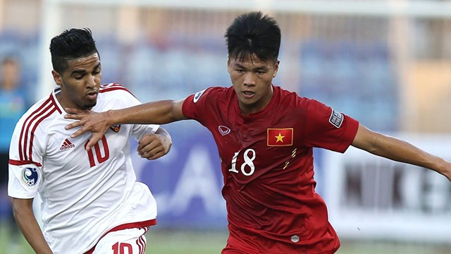 U19 Viet Nam hoa 1-1 truoc U19 UAE trong the tran mat nguoi hinh anh