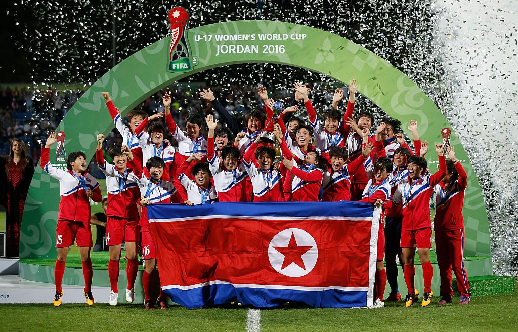 U17 nu Trieu Tien vo dich the gioi anh 1