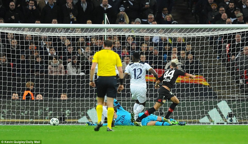 Doi bong cua Chicharito thang Tottenham anh 4