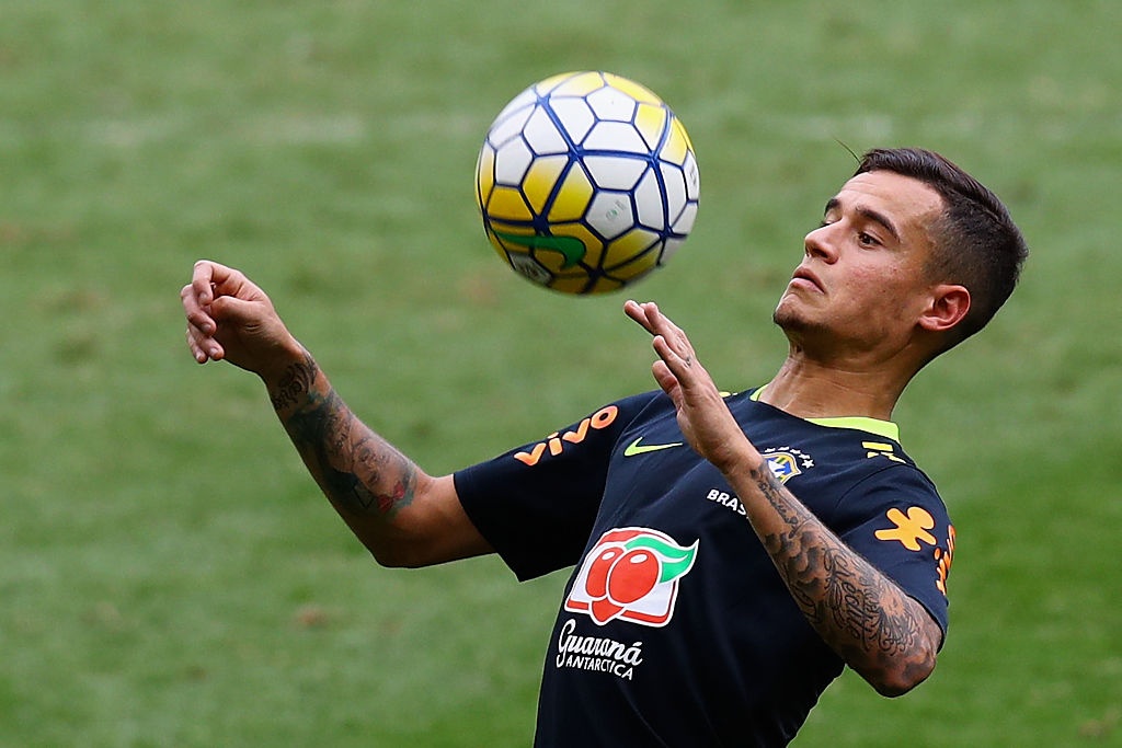 Neymar,  Coutinho tro lai tap luyen anh 5