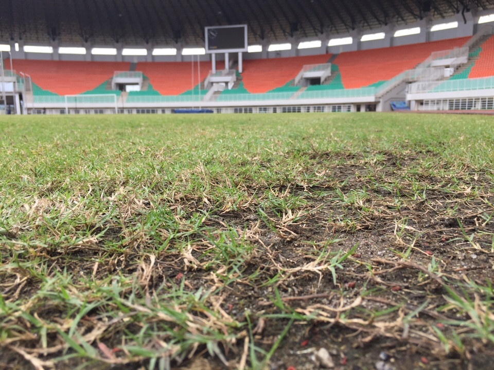 Tuyển VIệt Nam tập trên mặt sân xấu ảnh 2 Tuyen VIet Nam tap tren mat san xau anh 2