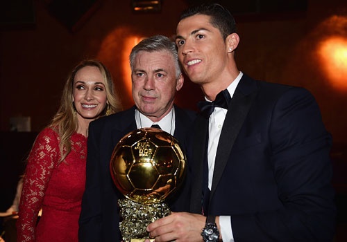 Ancelotti ung ho Ronaldo gianh them nhieu Qua bong vang hinh anh