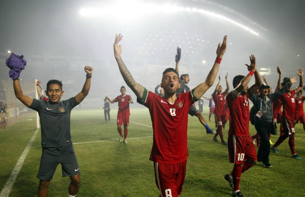 Indonesia ghi 2 bàn vào lưới Thái Lan ảnh 1 Indonesia ghi 2 ban vao luoi Thai Lan anh 1