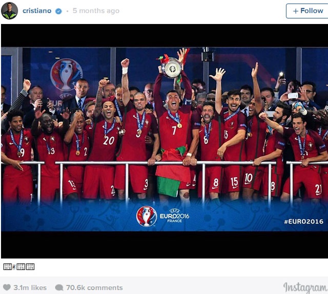 Ronaldo tro thanh vua tren mang xa hoi anh 7