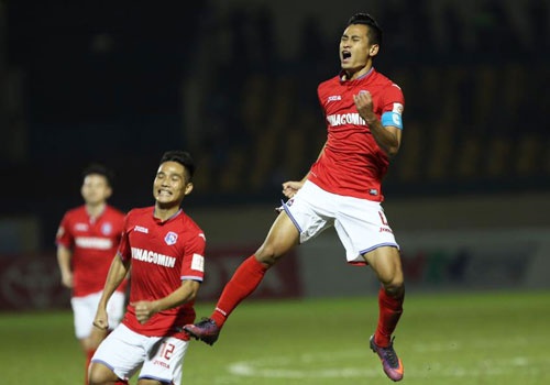 CLB SLNA thang Da Nang 2-1, Quang Ninh ha CLB Sai Gon 3-0 hinh anh