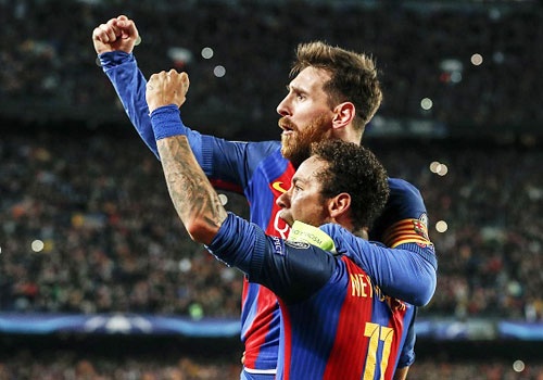 Neymar va Messi noi bat o doi hinh vong 1/8 Champions League hinh anh