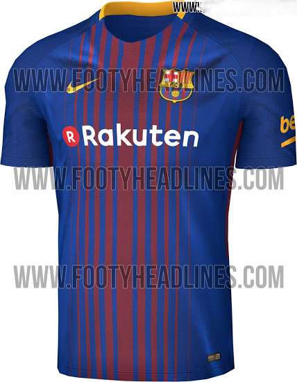 Rò rỉ áo đấu của Barca mùa tới ảnh 1 Ro ri ao dau cua Barca mua toi anh 1