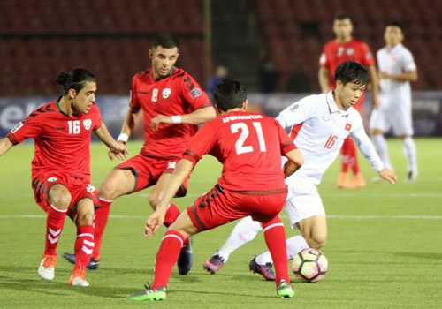 Highlights Afghanistan 1-1 Viet Nam hinh anh