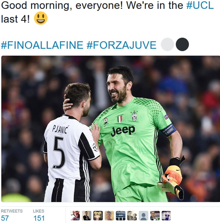 Juve khoe thành tích ở Champions League ảnh 2 Juve khoe thanh tich o Champions League anh 2