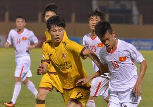 U19 Viet Nam 0-1 U19 Gwangju: Hen tai dau tranh chuc vo dich hinh anh