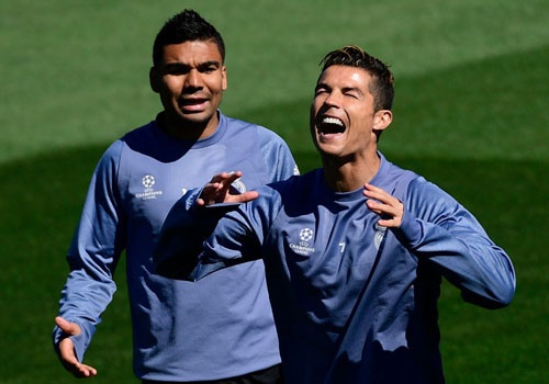 Ronaldo da bong ma dinh cao truoc khi doi dau Atletico hinh anh