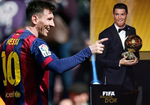 Messi tuc gian vi Ronaldo co loi the gianh Qua bong vang hinh anh