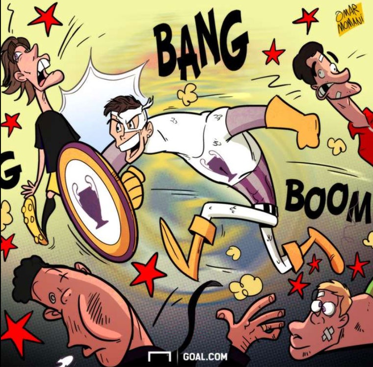 Biem hoa Ronaldo dap xe lap ky luc anh 2