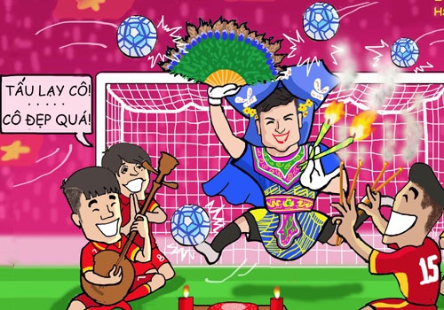 Hi hoa thu mon Lam 'tay' len dong hoa giai moi nguy hiem cho DTVN hinh anh